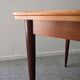 Scandinavian extendable teak dining table from the 50s/60s