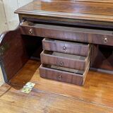 Nineteenth-century English mahogany scriban