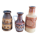 Composition de 3 vases allemandes  style brutaliste 1960