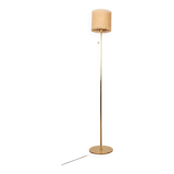 Swedish brass floor lamp, cast iron base, model G 019 by Bergboms 1960