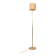 Swedish brass floor lamp, cast iron base, model G 019 by Bergboms 1960