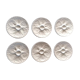 6 oyster plates in pillivuyt white porcelain