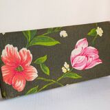 Box padded with old fabric