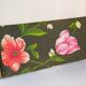 Box padded with old fabric