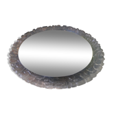 Oval mirror backlit Egon Hillebrand 60s/70s