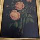 Pair of still lifes, oils on cardboard, late 19th century, bouquets of flowers