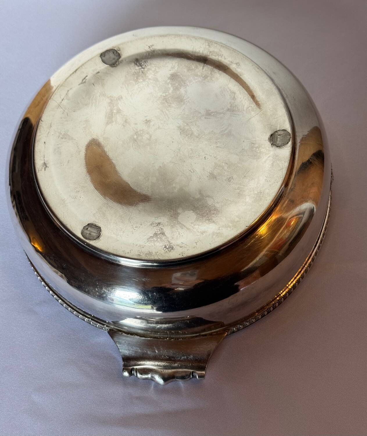 20th Century Silver-Plated Metal Compote/Cup