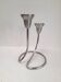 Georg Jensen brushed stainless steel candlestick