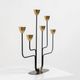 Candelabra in brass and metal by Gunnar Ander for Ystad-Metal