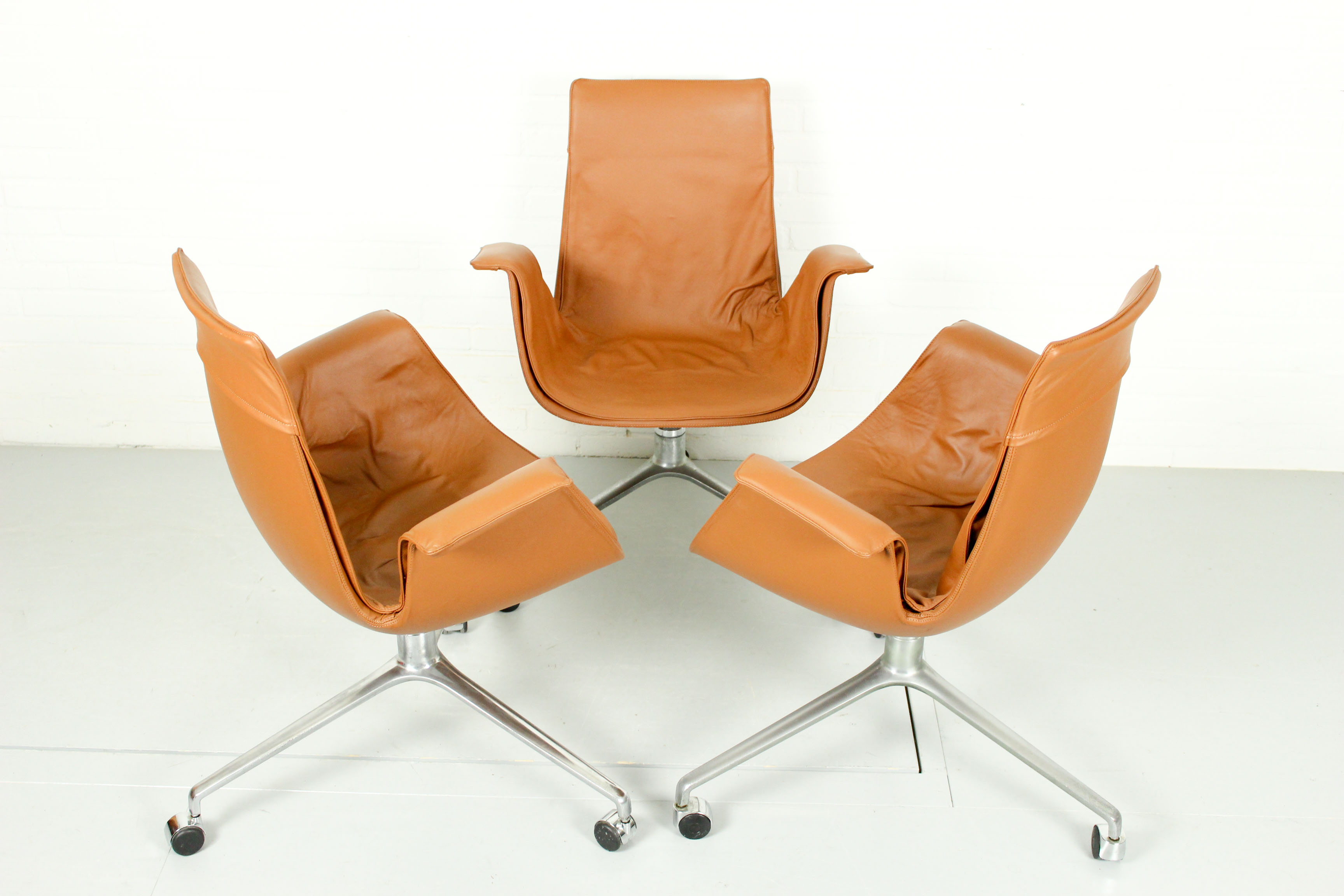 Bird chair kill for Preben Fabricius by Jorgen Kastholm, 1964