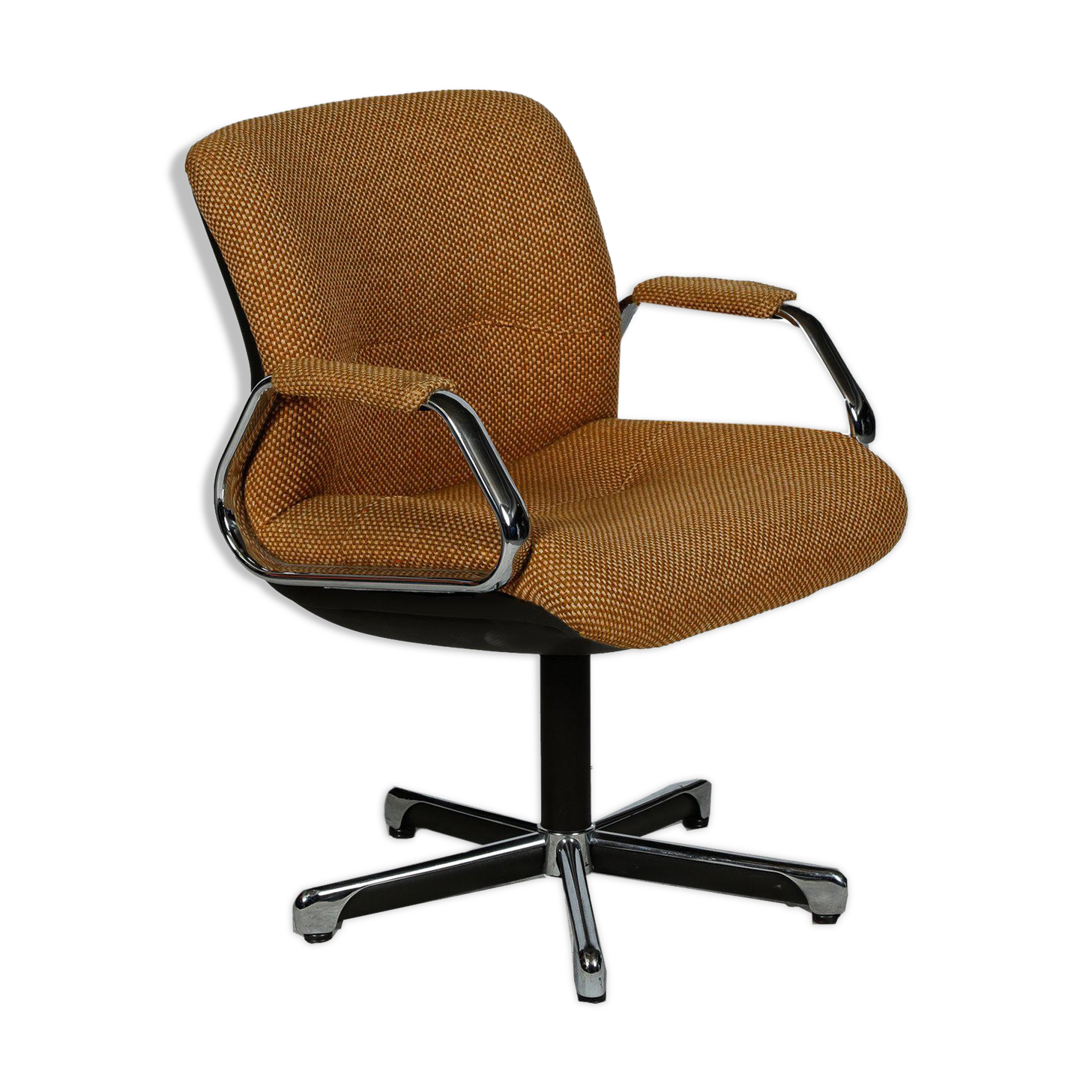 Vintage steelcase chair with armrests