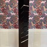 Black steel designer floor lamp 195 CM.
