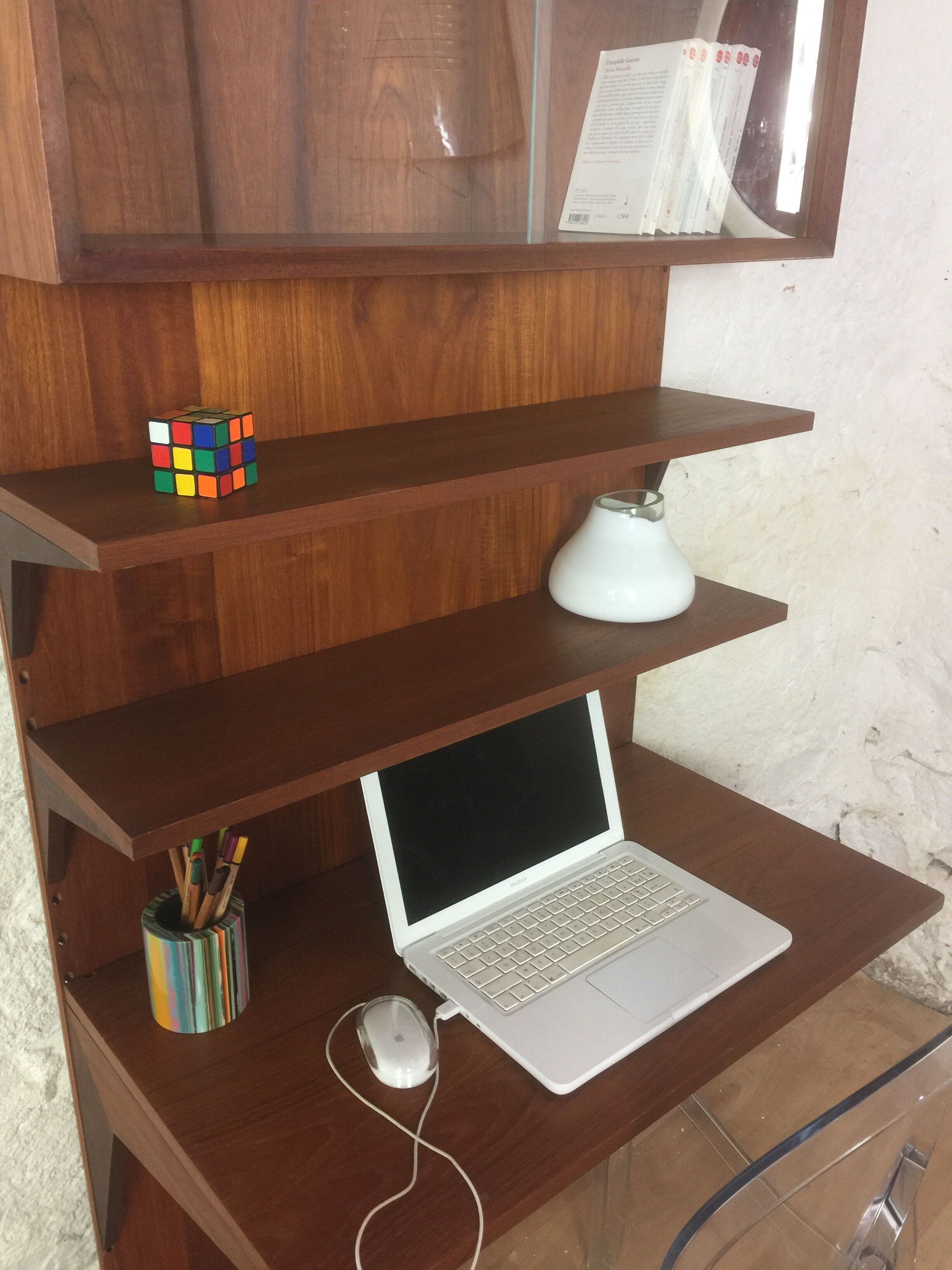Poul Cadovius bookcase desk combination