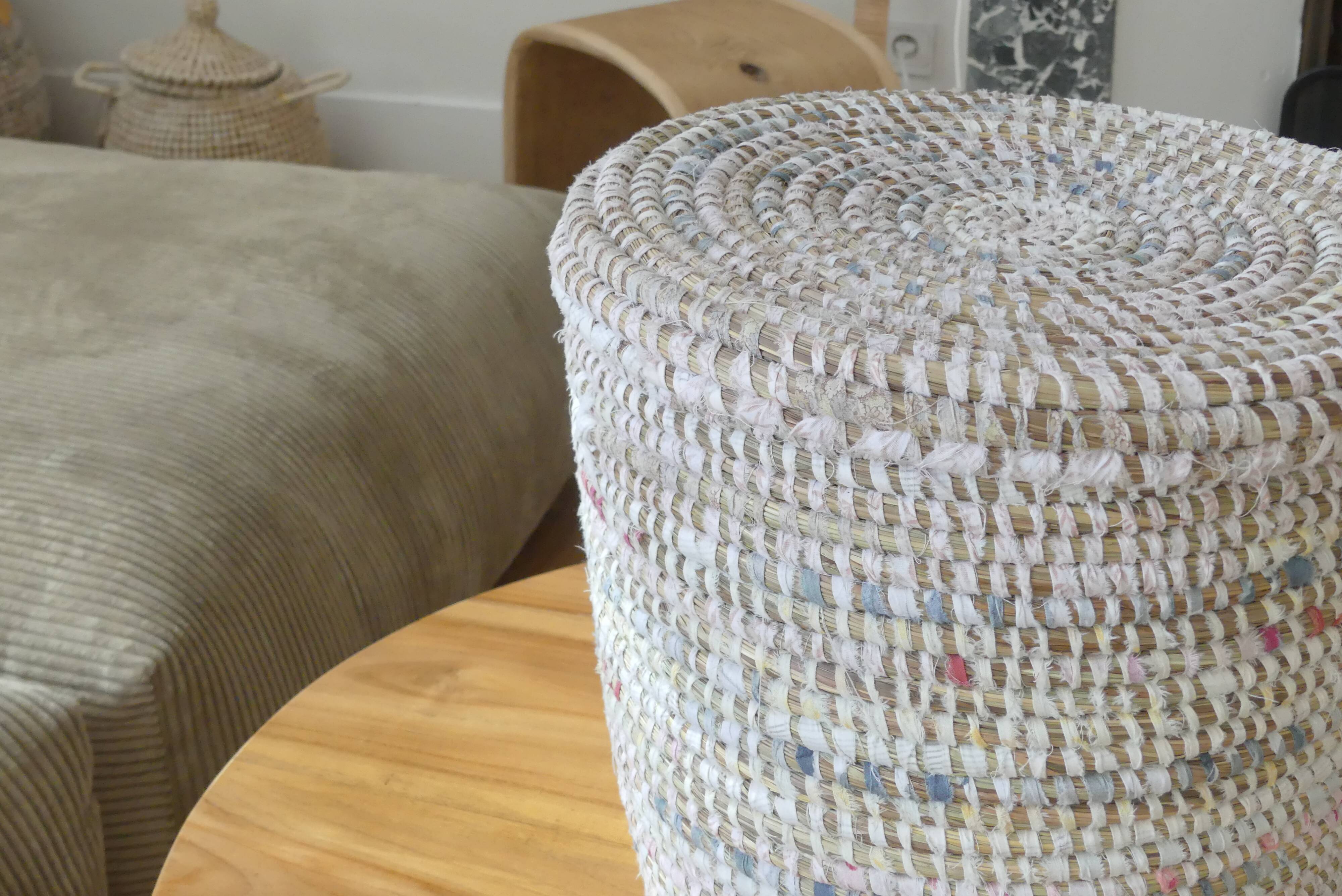 Bohemian laundry basket