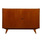 Vintage dark oak chest of drawers by Jiri Jiroutek, model U-450, 1960