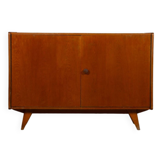 Commode vintage en chêne foncé par Jiri Jiroutek, modèle U-450, 1960