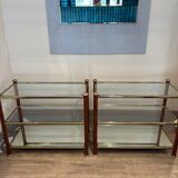 Pair of side tables, 20th century
