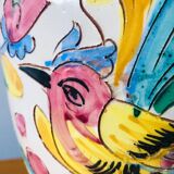 Majolica Italy ceramic lamp base