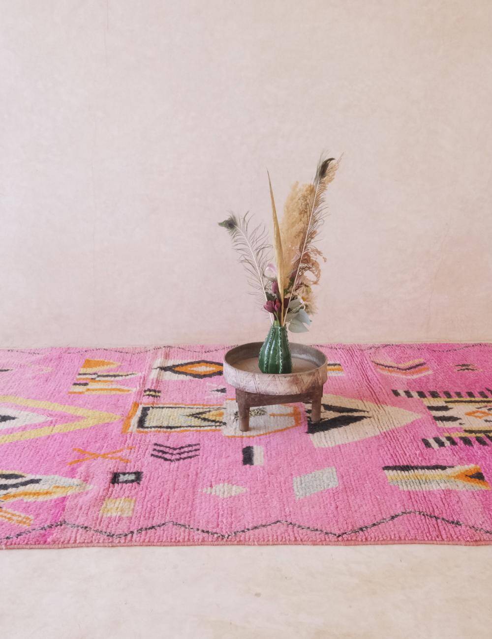 Berber Pink Rug - 180 x 288 cm