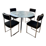 Set of 4 SQ Lux chairs, Willy Rizzo
