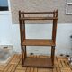 Vintage rattan shelf and canning