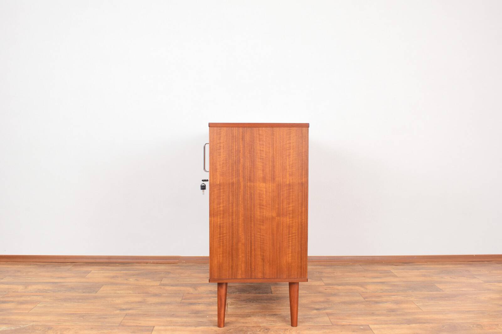 Mid-Century Danish Teak Tambour Doors Sideboard, 1960s.