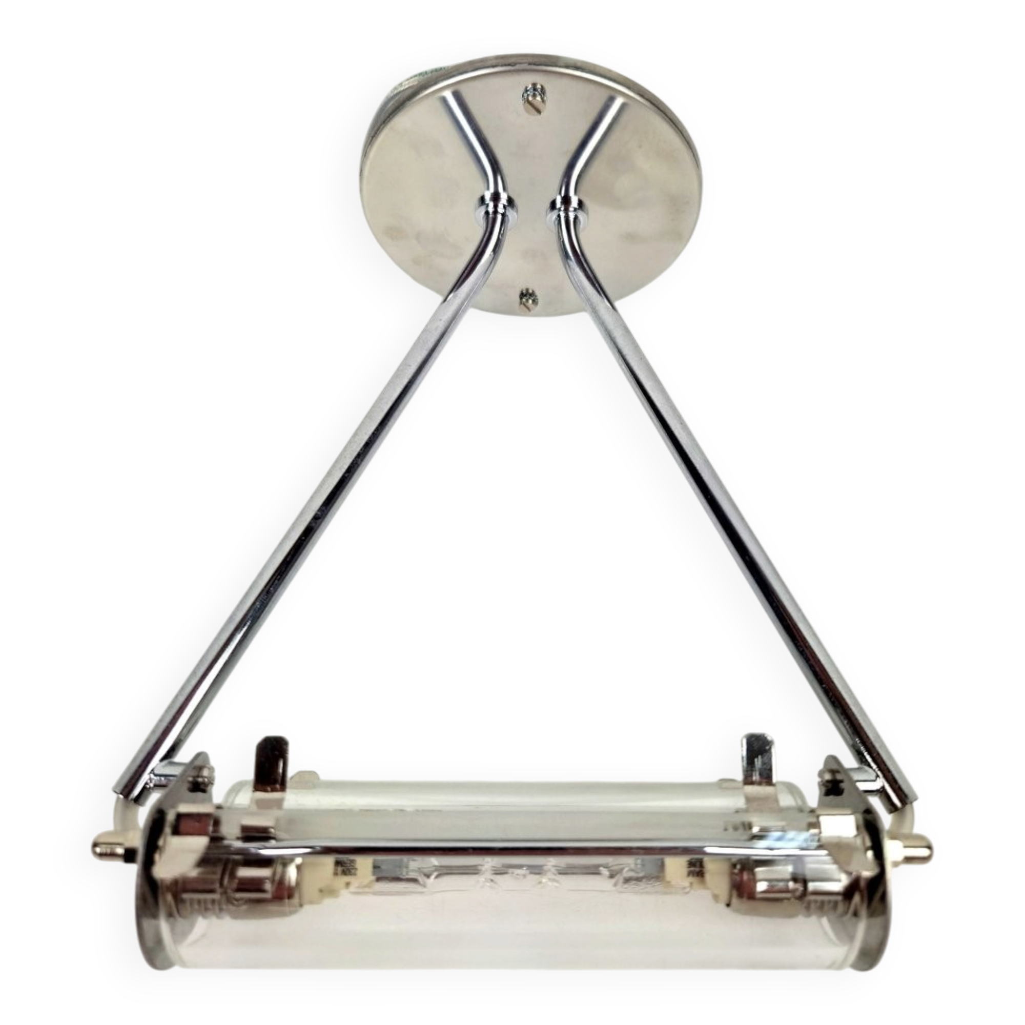 Chrome Scintilla Ceiling Lamp from Fontana Arte, 1970s