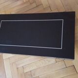 Vintage black lace-up table 70