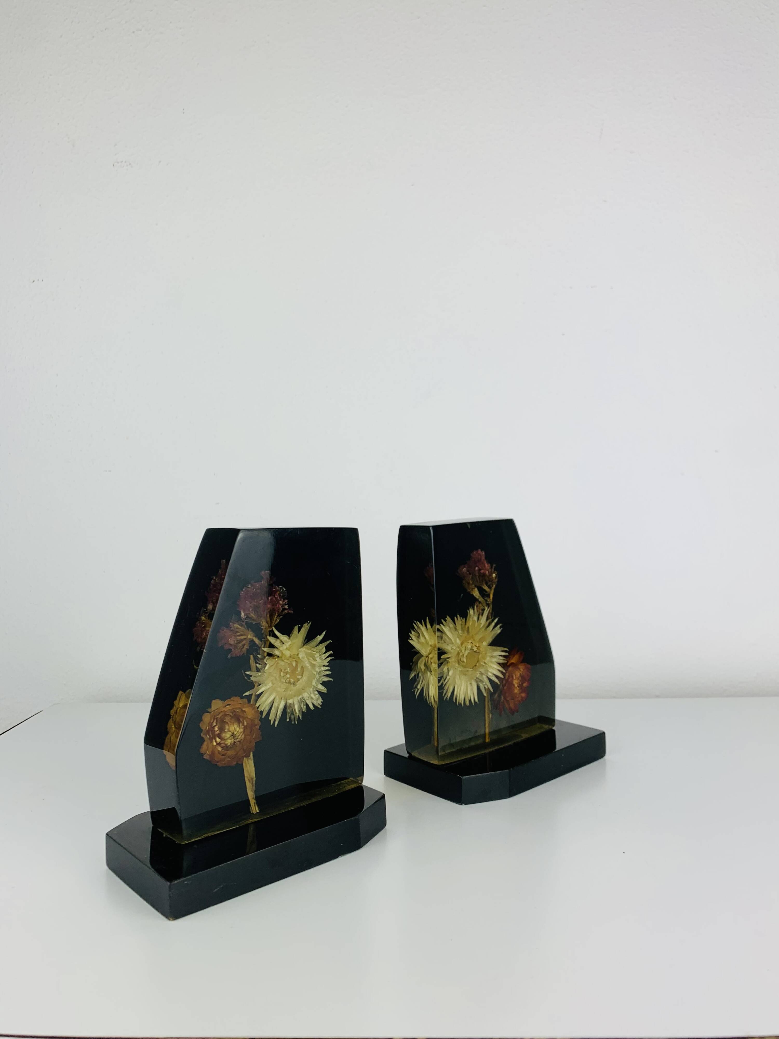 Paire de serre-livres vintage, années 60