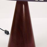 A pair of post-modern Missoni table lamps by Massimo Valloto, Italy, 1980s.