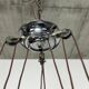 Adjustable Art Deco pendant lamp