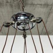 Adjustable Art Deco pendant lamp