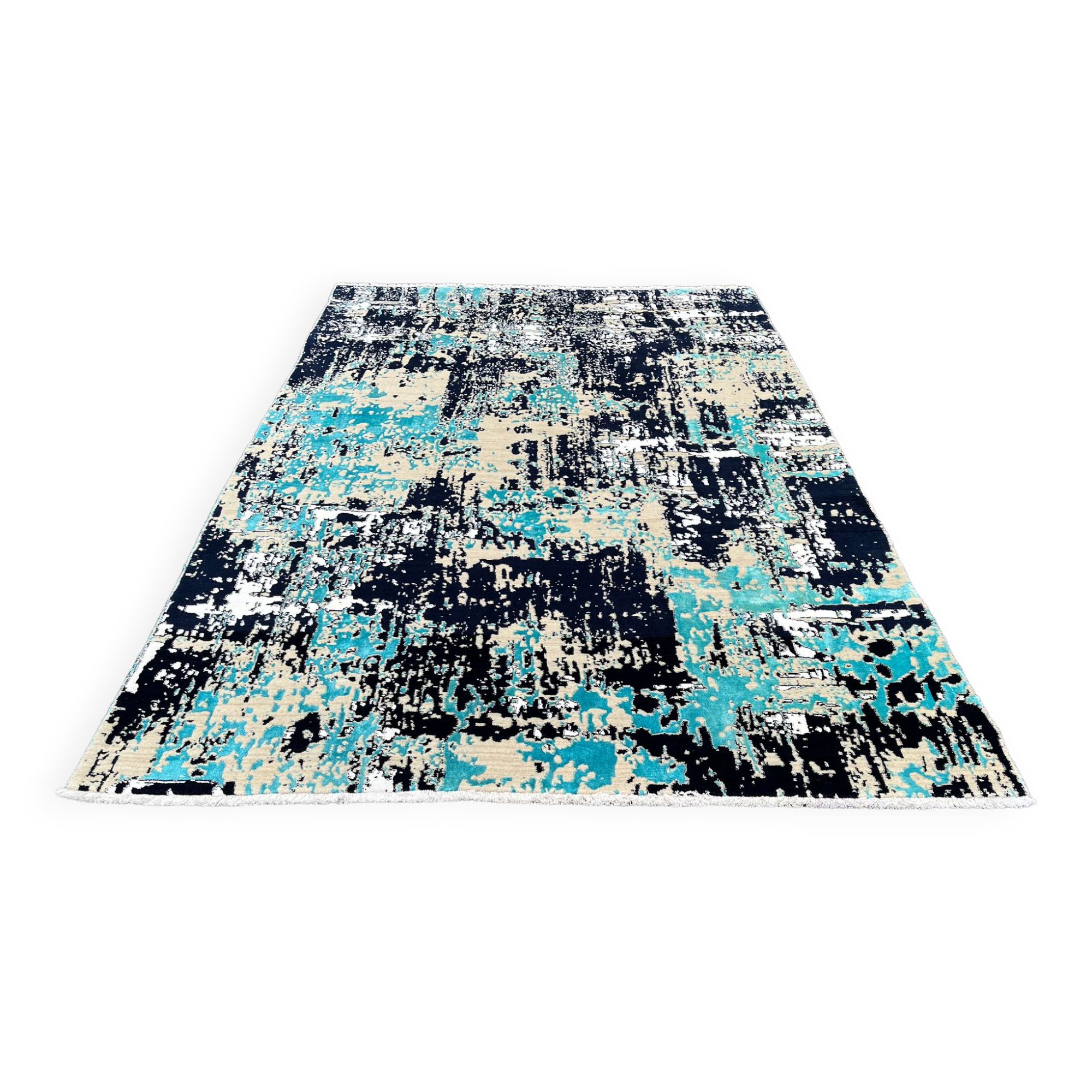 Vintage rugs, Pakistan in wool and silk