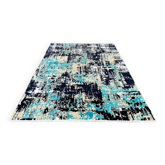 Tapis vintage pakistan en laine et soie 294x193 cm