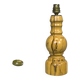 Lampe de table vintage en bois massif