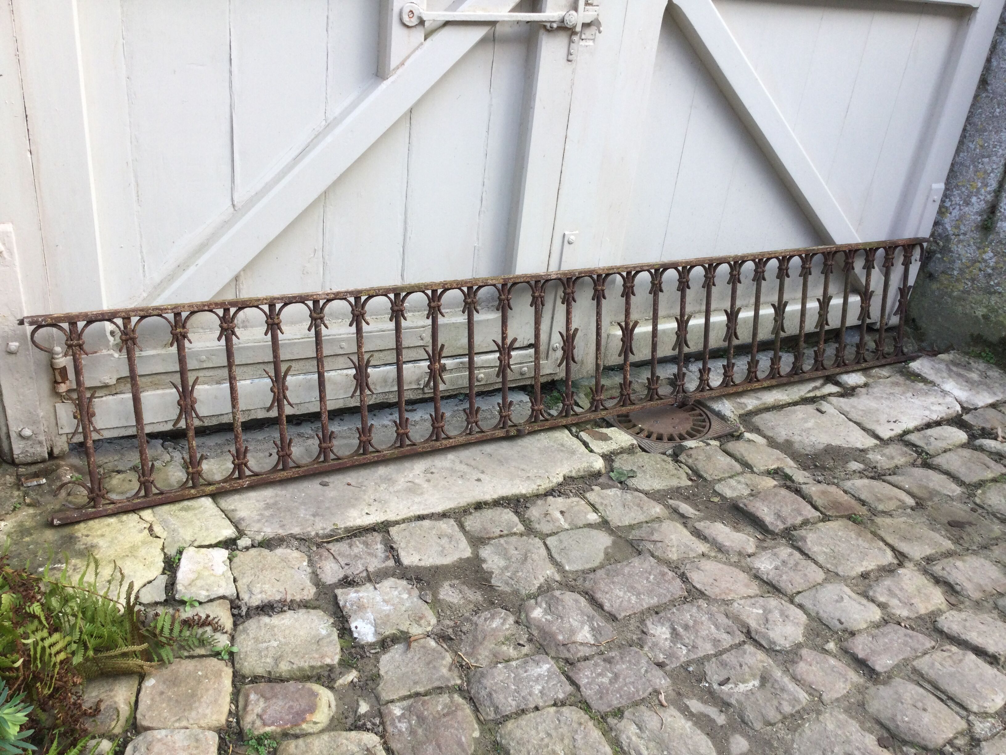 old wrought iron gate
