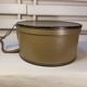 Vintage German Hat Box - Prima Hartplatte - Round and Green Khaki