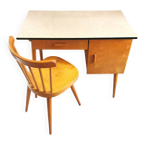 Baumann Vintage Desk and Chair 1960