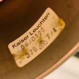 1960s Kaiser Murano Glass and Chrome Ceiling Light