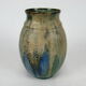 Flammé stoneware vase, Greber