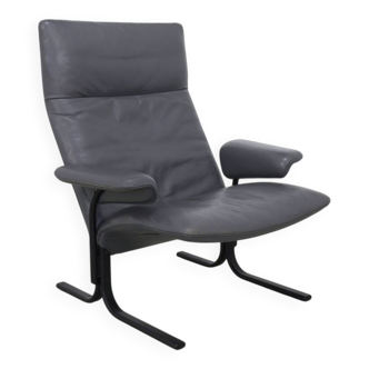 Vintage Lounge Chair in Leather DS 2030 De Sede, 1980s