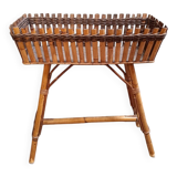Rattan wicker planter plant holder