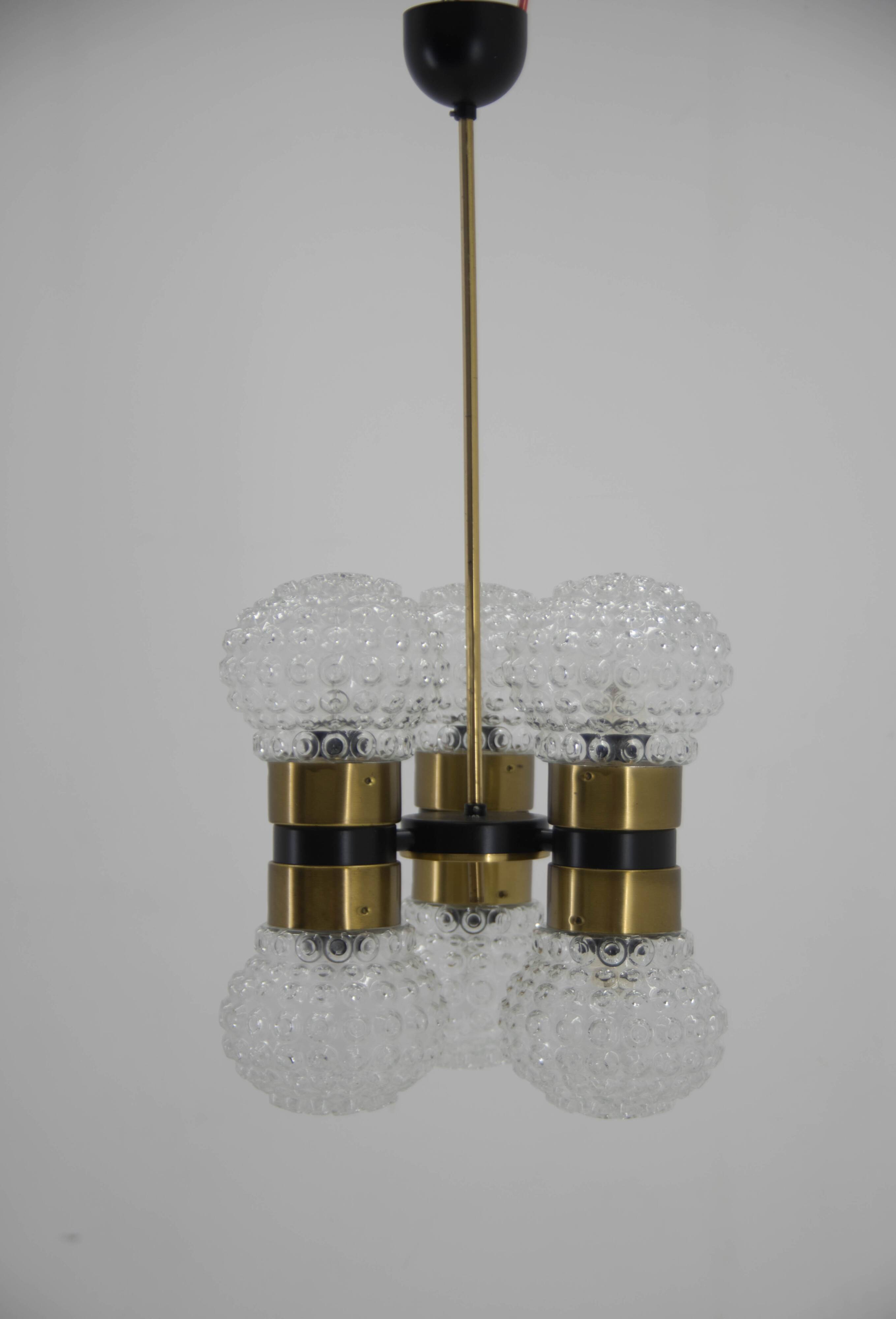 Mid-Century Chandelier by Napako, 1960s