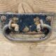 Coffre ancien table basse XIXe siècle 57x152 cm
