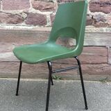 Vintage metal & plastic design chairs 1960 grosfillex