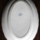 Plat ovale Terre de Fer Bleu Verdun HBC