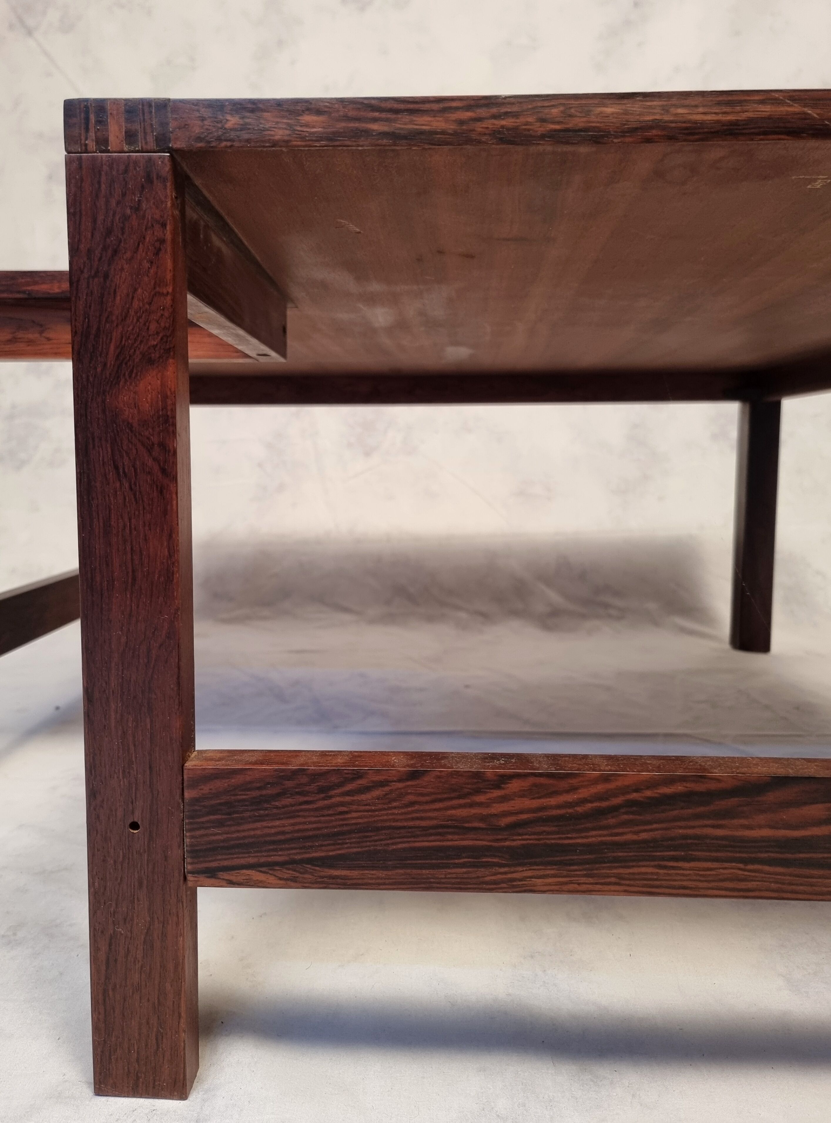 Corner Coffee Table - Ole Knudsen & Torben Lind for France & Son - Rosewood - Ca 1960