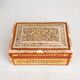 Old wooden box + mother-of-pearl
