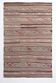Kilim vintage tons rouges et bruns, motifs ethniques anatoliens, 156x244 Cm