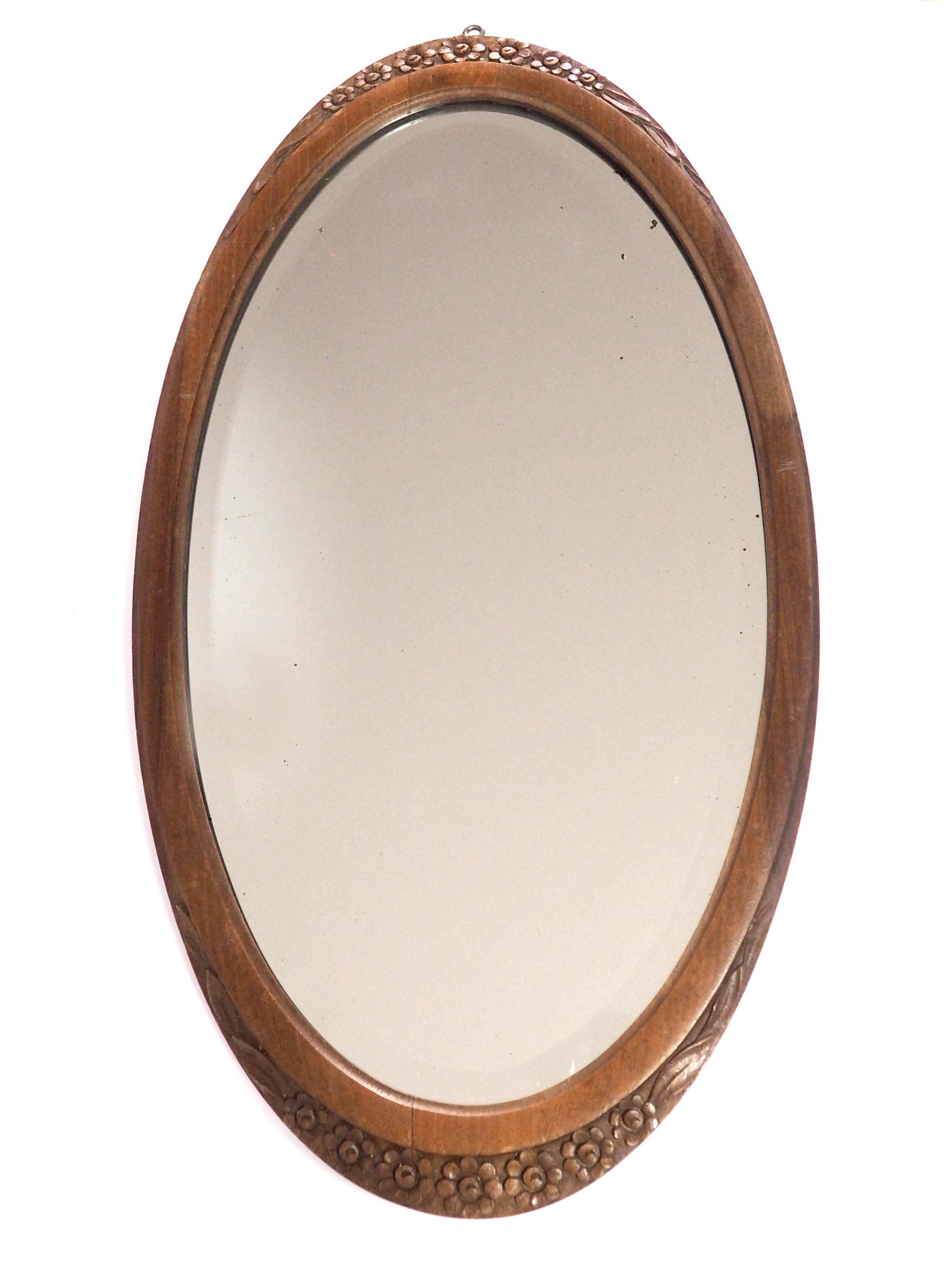 Art Deco beveled mirror